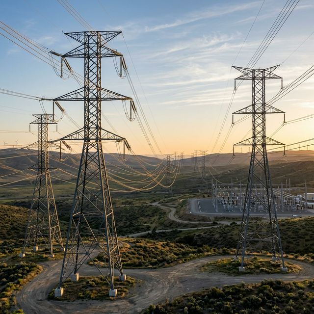 بنية تحتية كهربائية بضغط عالي