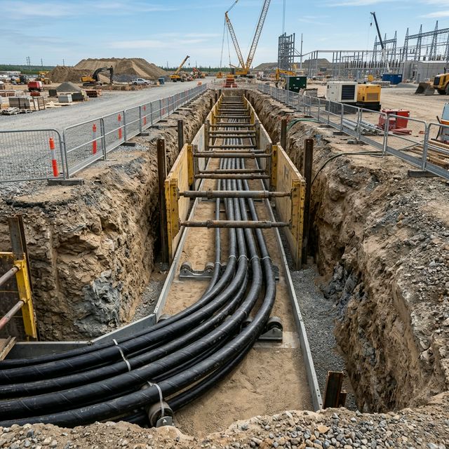 الكابلات الأرضية